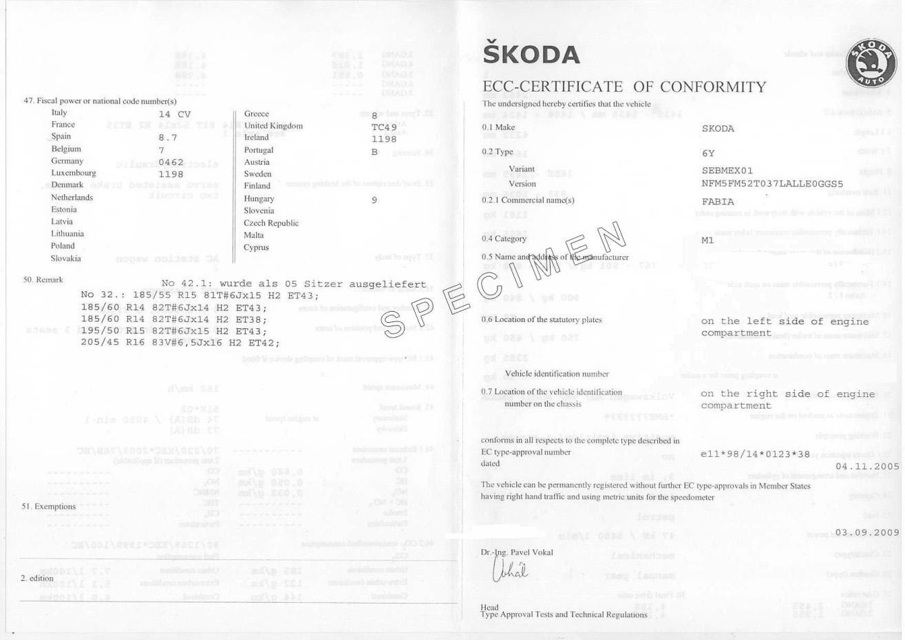 Besoin d’un certificat de conformité Skoda pour faire votre carte grise ANTS